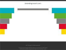 Tablet Screenshot of brandingcoach.com